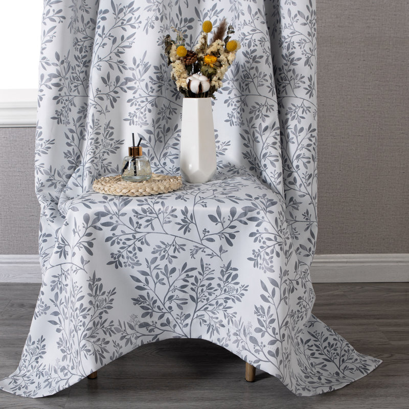 Rideaux à motif floral Bansri
