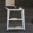 3-Tier Metal Rolling Cart Swivel Rollers Durable Utility Table Wheels With Handle All Metal Frame Easy Mobility Versatile Kitchen Stand Bar Serving Use