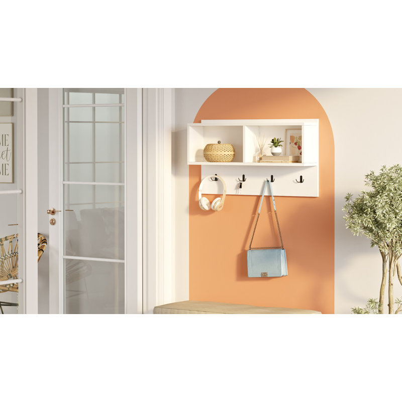 Locelso Floating Shelf, White