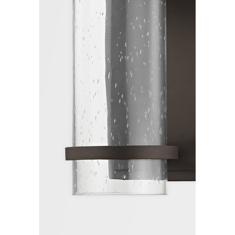 Nero 1 Light Wall Sconce, 12" H x 5.25" W x 5.25" D, Textured Bronze