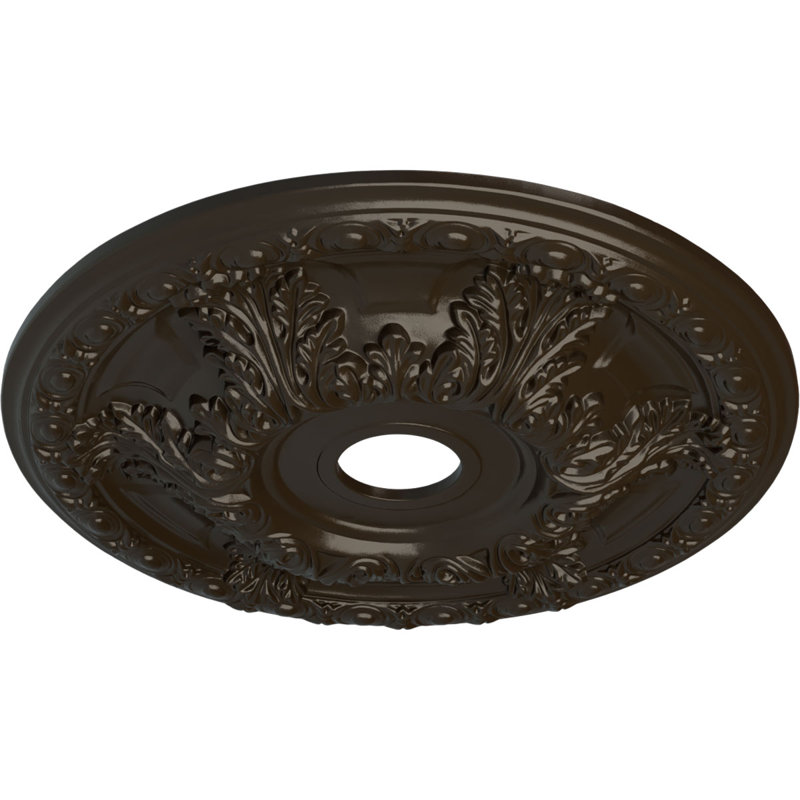 Médaillon de plafond H 2 1/2 po x l 23 3/8 po x P 2 1/2 po Granada, Pierre de foyer, H 23,38 po x l 23,38 po x P 2,5 po