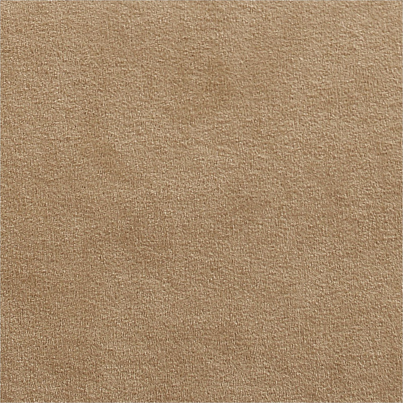 Ensemble de 2 chaises d'appoint rembourrées en tissu avec dossier en treillis ajouré et structure en bois massif beige
