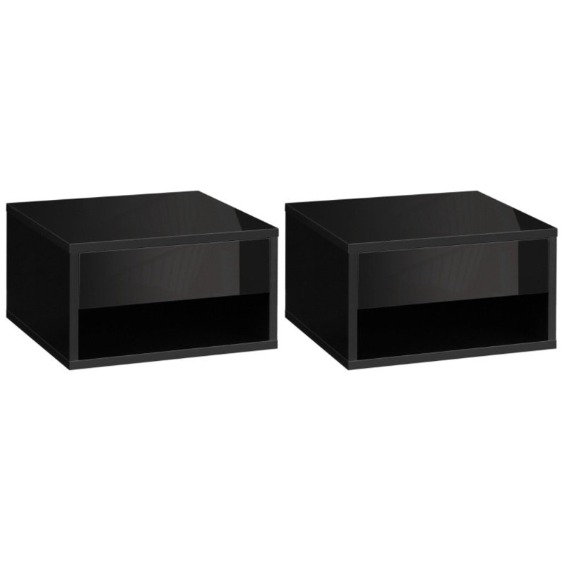 Bedside Table, Black