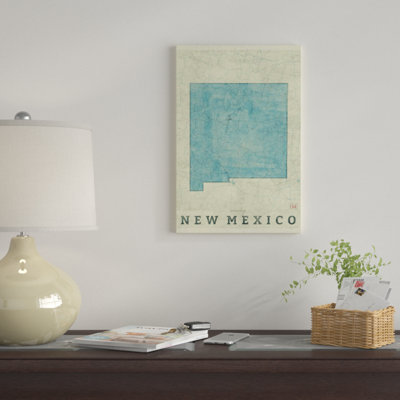 " New Mexico Map " by Hubert Roguski