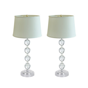 Glass Table Lamp (Set of 2)