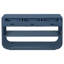 Console moderne incurvée avec 3 tiroirs à fermeture en douceur et 2 tablettes ouvertes, base en bois massif, table de vestibule pour vestibule, bleu-133335077-133335078