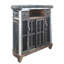 Bar Rahman en demi-cercle ébène antique et aluminium