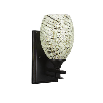 Uptowne Wall Sconce Shown With 5” Fusion Glass