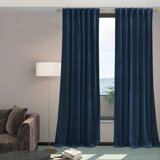 Velvet Room Darkening Curtain Pair