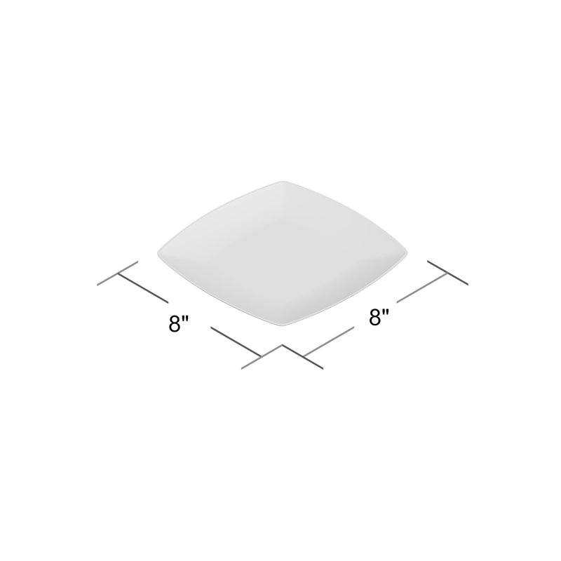 Assiette plate 8 "Platewise