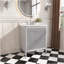 Ensemble de meuble-lavabo sur pied entièrement assemblé avec 2 ensembles de poignées et plateau en marbre d'ingénierie entièrement assemblé-1781560429-1781560430