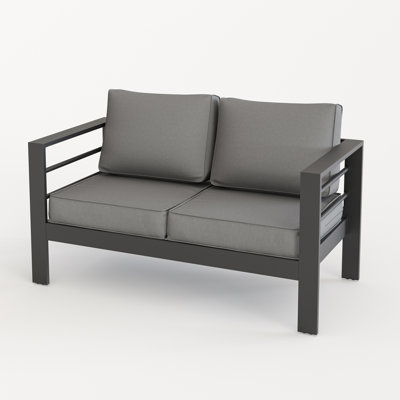 Outdoor Aluminum Loveseat by Ebern Designs