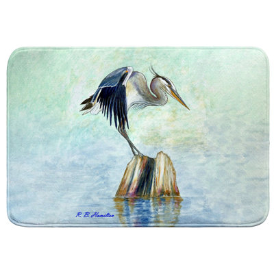 Tapis de bain Balancing Heron