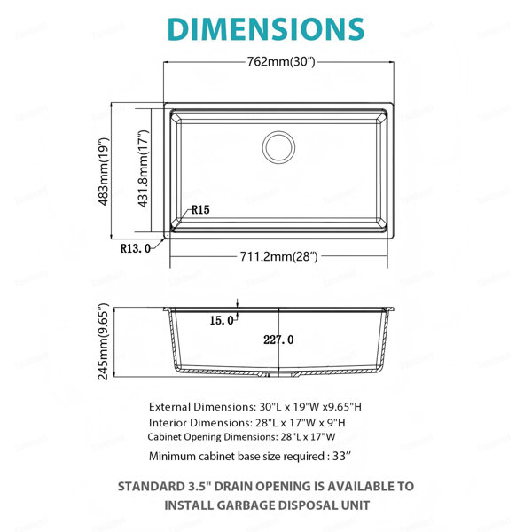 Dimensions du produit