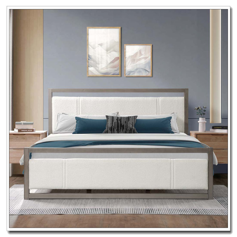 Lit tapissier Boucle