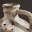 Vase en céramique avec poignée, vase de poterie de style campagnard rétro