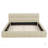 Queen Size Upholstered Platform Bed With Thick Fabric, Grounded Bed With Solid Frame-1956982443