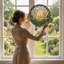 Panneau de vitrail Celtic Flame-1855356555