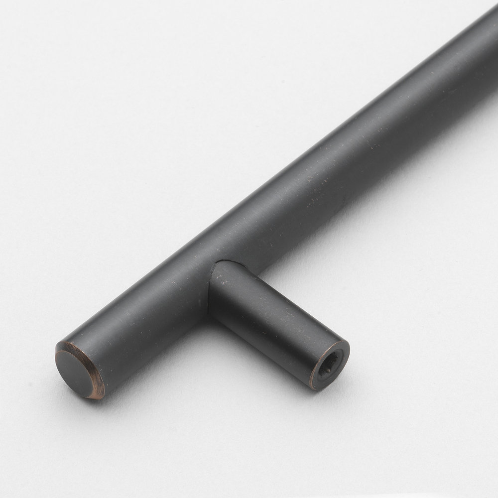 Roman Modern Bar Cabinet Pull, Oil Rubbed Bronze, 5 1/16"
