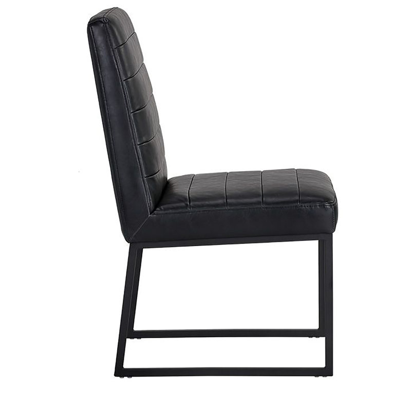 Spyros Upholstered Dining Chair, Black