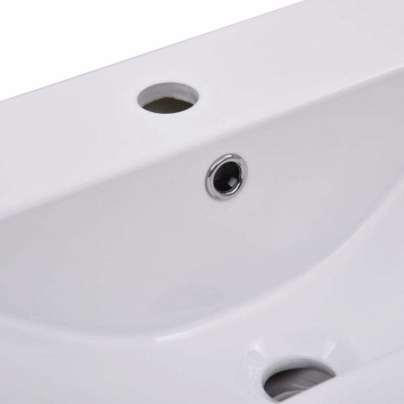 Belfry Bathroom Ming 61mm L x 39.5mm W Ceramic Rectangular Sink with Overflow