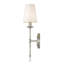 Luminaire mural nickel en satin 1 lumières Lohman