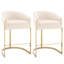 Yes Upholstered Velvet Bar Stool-1414830220