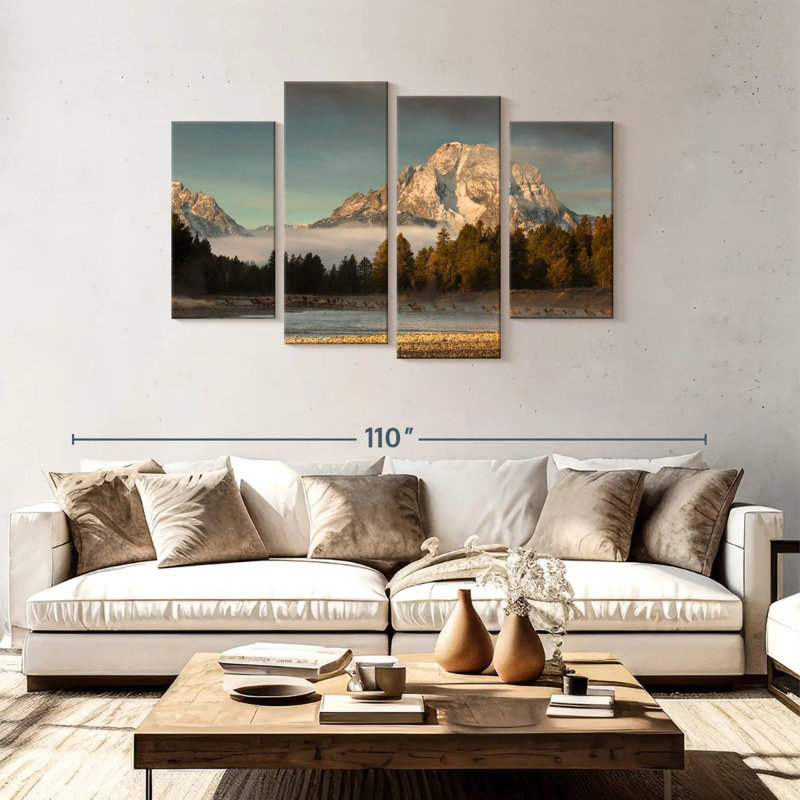 Alvord Grand Teton Elks, 48" H x 75" W