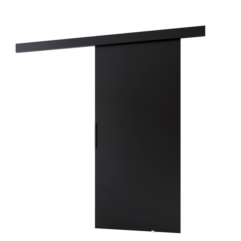 Sliding Door Prim A, Interior Door, 106cm x 205cm, Black