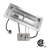 Rectangular CSA Certified Fire Pit Burner Kit, Stainless Steel, Propane-75927906