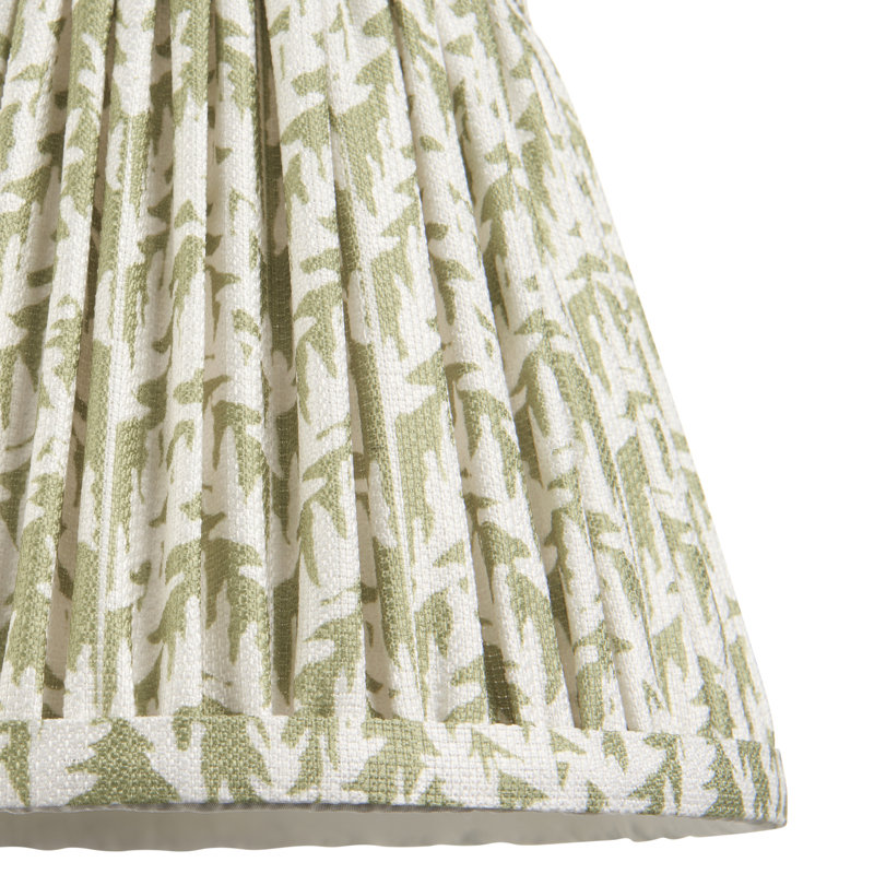 Leaf Lamp Shade, 14.5cm H x 11.8cm W x 20cm D, Green