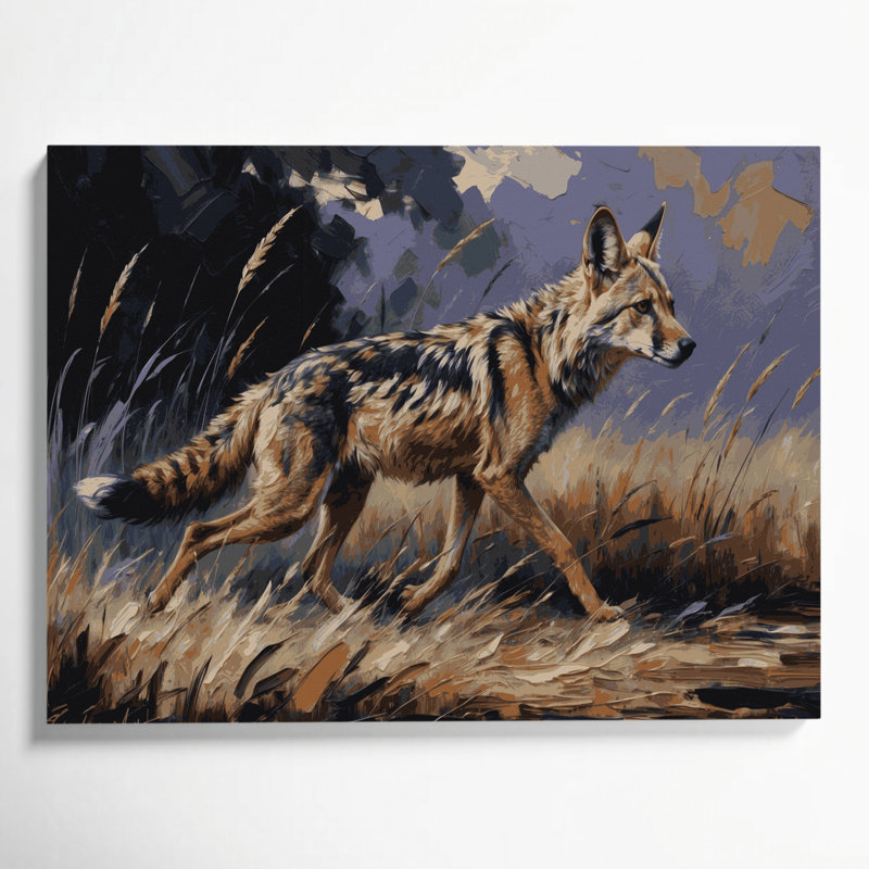 Art mural sur toile faune