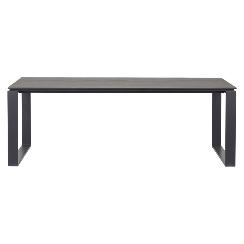 Kellen Rectangular 6 - Person 533.4Cm L Table, Black