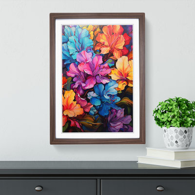 Rhododendron Abstract - Framed Print