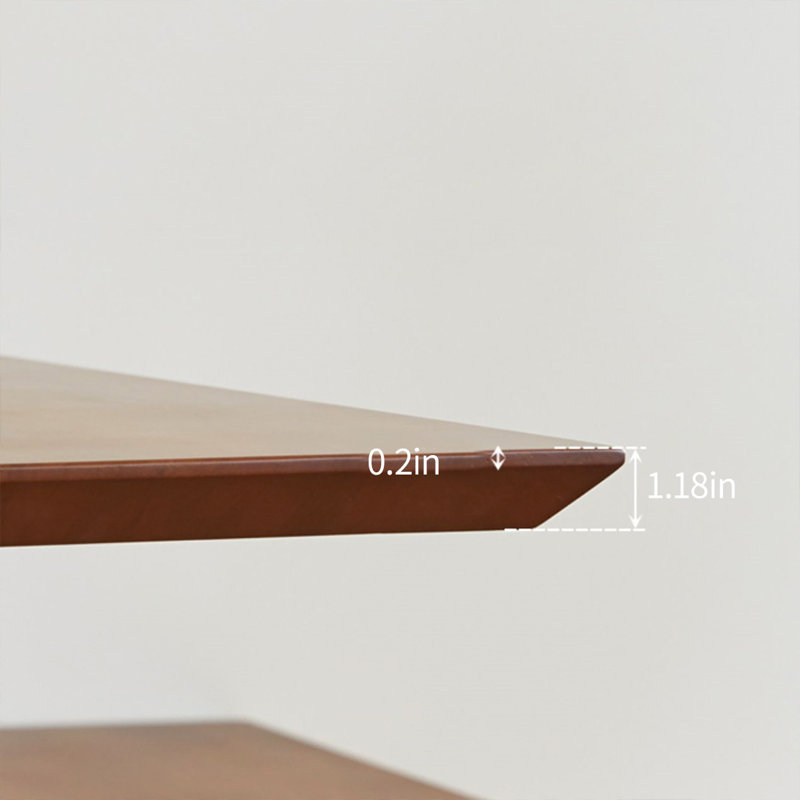 Ensemble de table à manger confortable en bois massif, H 29,52 po x L 70,86 po x l 35,43 po