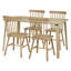 Sakura 45.2cm H Spindle Side Chair in Brown