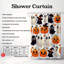 Spooky Pumpkins & Spirits - 1 Piece Standard Shower Curtain-679402357