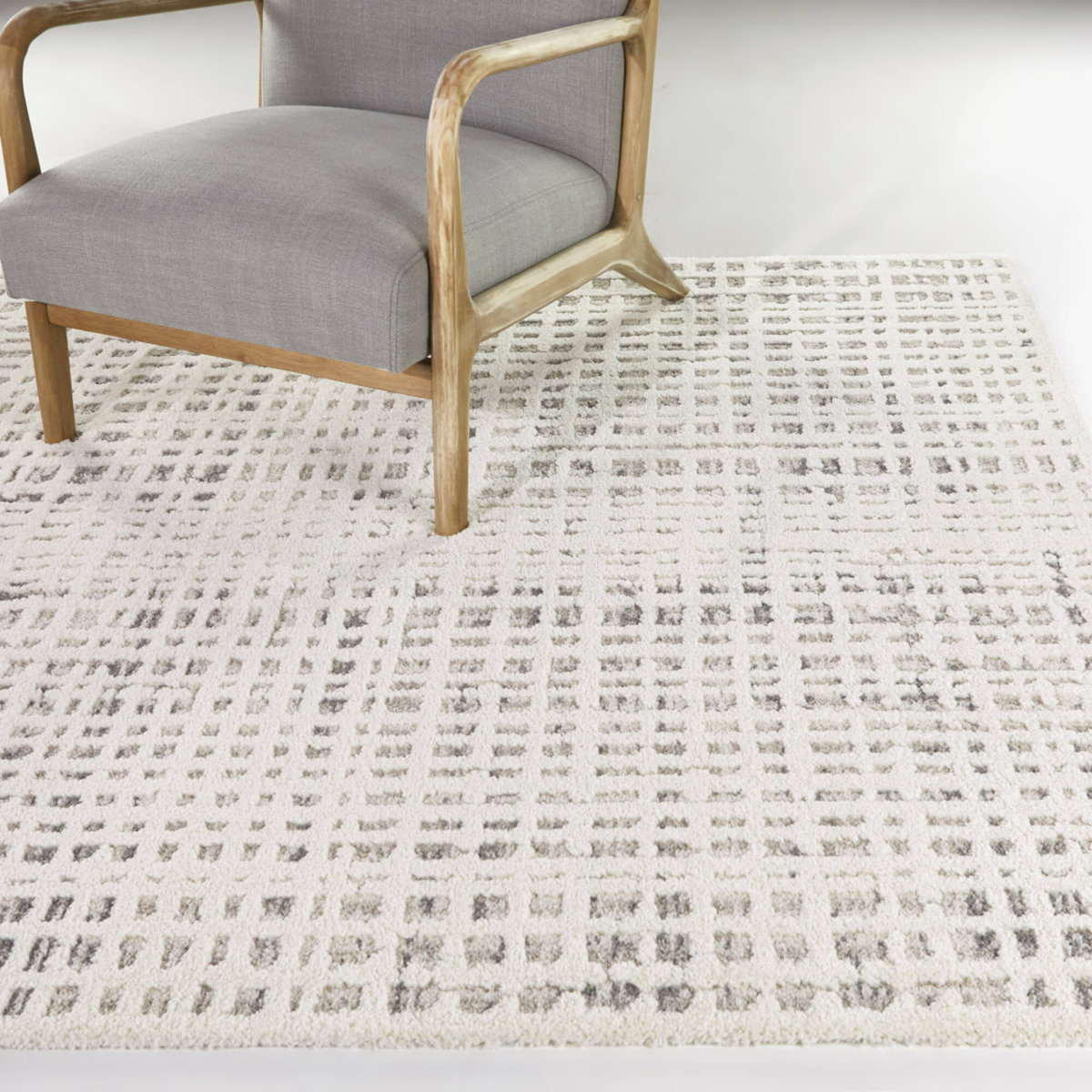 Balta Rugs Lowell Cream Modern Abstract Area Rug | Wayfair