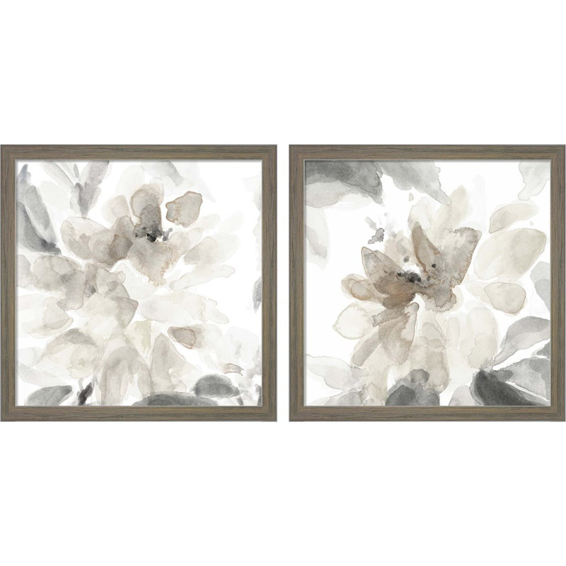 «Soft May Blooms» par Lanie Loreth, art encadré (ensemble de 2)