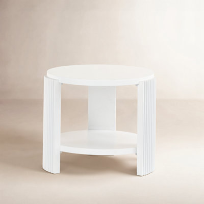 Liabella Round Wood Accent Table