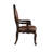 Palazzo Marina Upholstered Arm Chair in Brown
