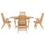 Ensemble repas 5 pièces vidaXL Garden