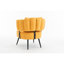 Chaises d'appoint à ressorts ensachés, chaise moderne en acier chenille pour la maison