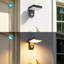 350° PIR Motion Sensor Outdoor Wall Light, IP65 Waterproof Aluminium Security Lamp
