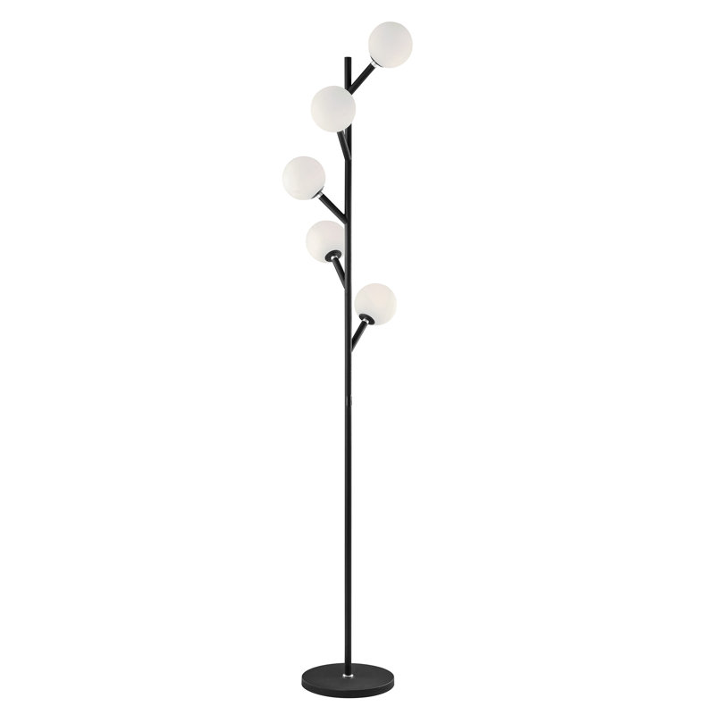 Tellis 71.5'' LED Tree Floor Lamp, Black
