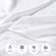 Oleg Heritage Egyptian Cotton Soft Absorbent Luxury 3 Piece Bathroom Towel Set-22182626