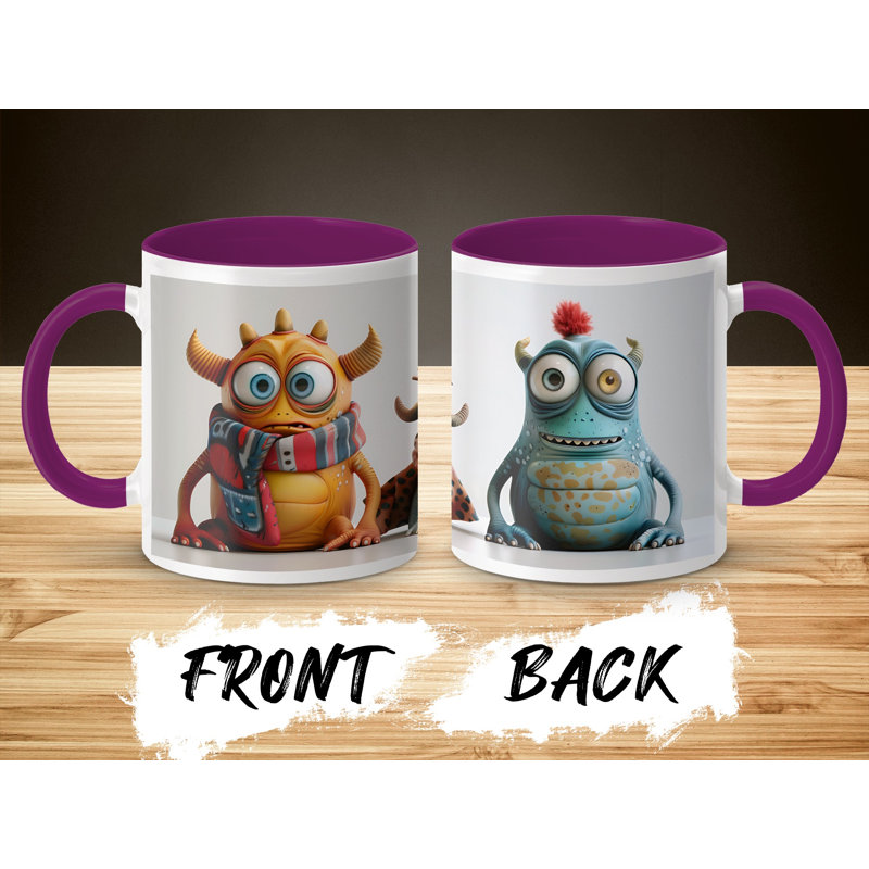 Ceramic Coffee Mug, Purple