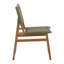 Chaise de salle à manger d'extérieur en faux rotin Francisca, vert (ensemble de 2)