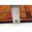 Tapis orange / rose en laine Kilim fabriqué à la main