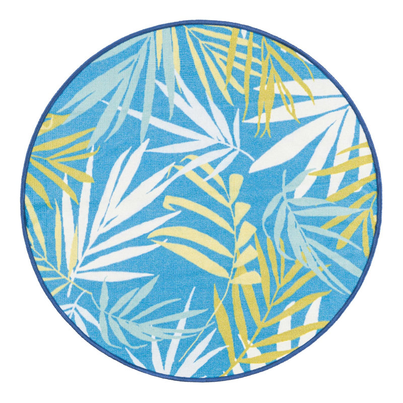 Jill Zarin Grenada Caribbean Indoor/Outdoor Rug, Round 3'3"